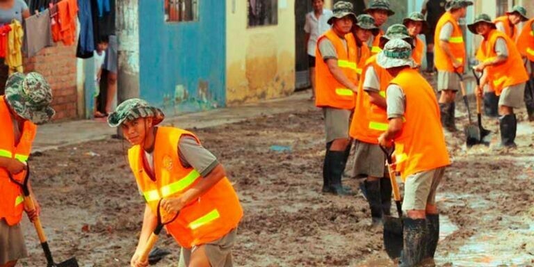 Área de defensa civil y defensa nacional