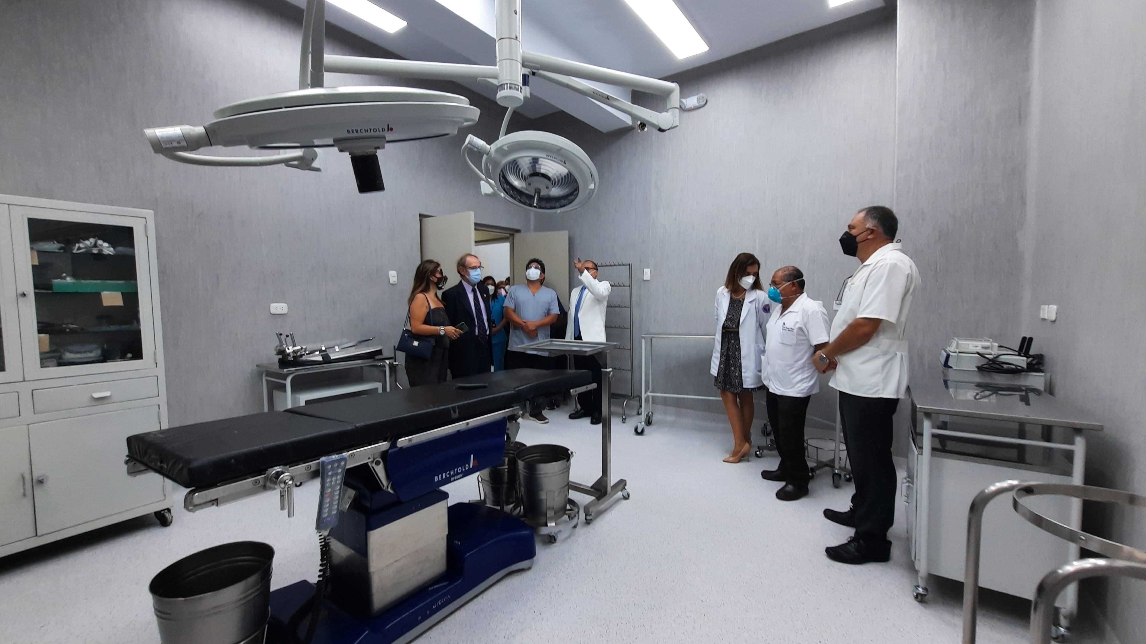 Área de sala de operaciones y centro quirúrgico