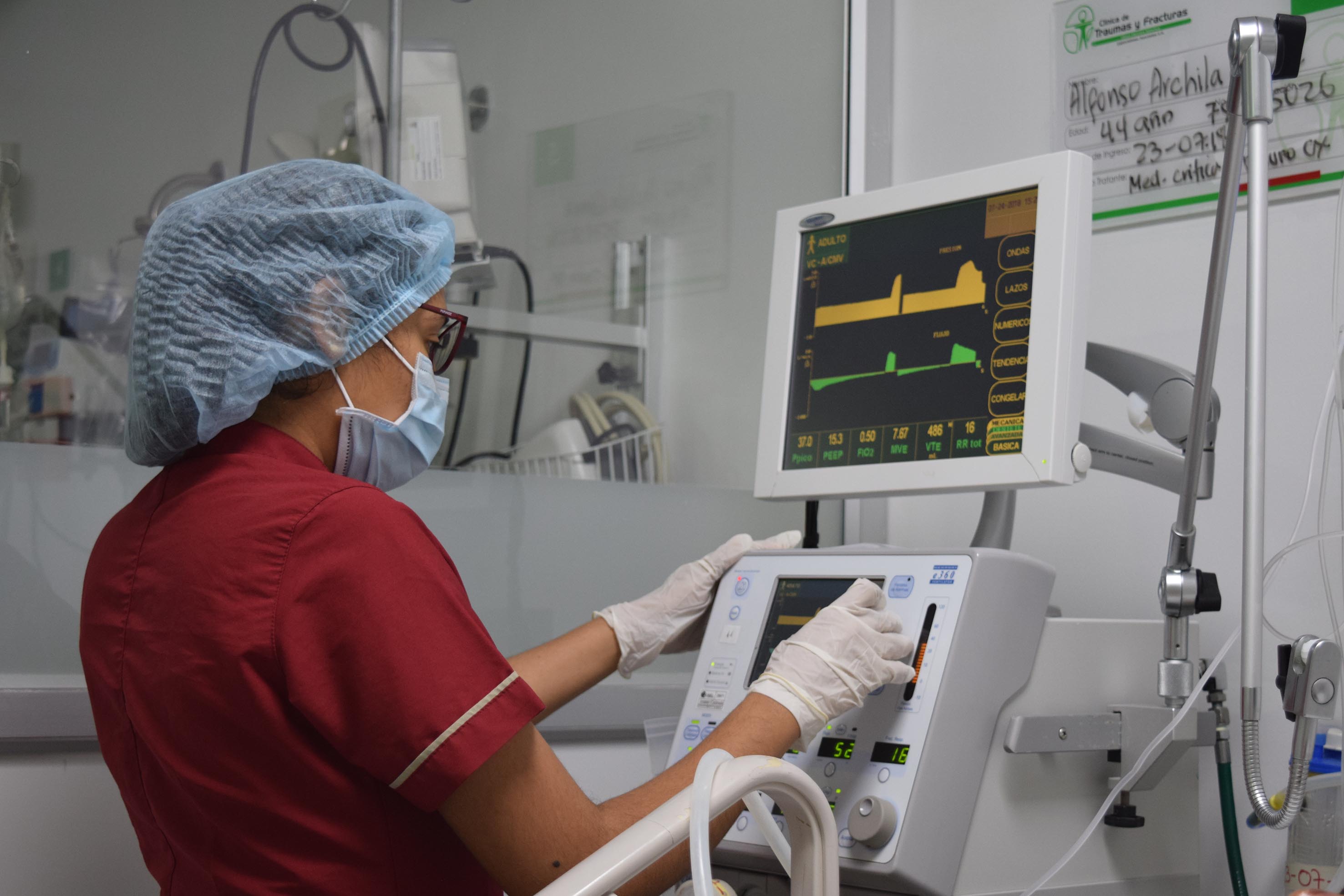 Área de cuidados intensivos e intermedios